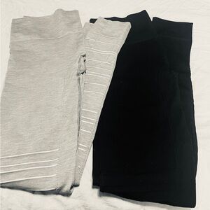 BLANQI Gray and Black Sports Leggings